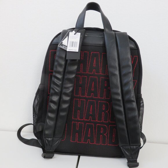 Ed Hardy Black and Red Checkered Backpack